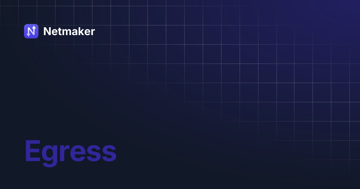 Egress | Netmaker